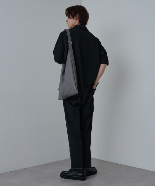 COLONY 2139（コロニートゥーワンスリーナイン）の「シュリンクホーボーバッグ（トートバッグ・メンズ・ブラック/グレー・FREE）」の14枚目の写真