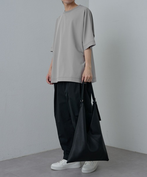 COLONY 2139（コロニートゥーワンスリーナイン）の「シュリンクホーボーバッグ（トートバッグ・メンズ・ブラック/グレー・FREE）」の16枚目の写真