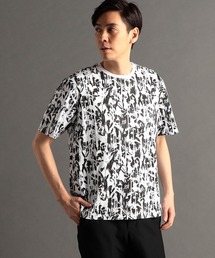 ボタニカルプリント 半袖Tシャツ