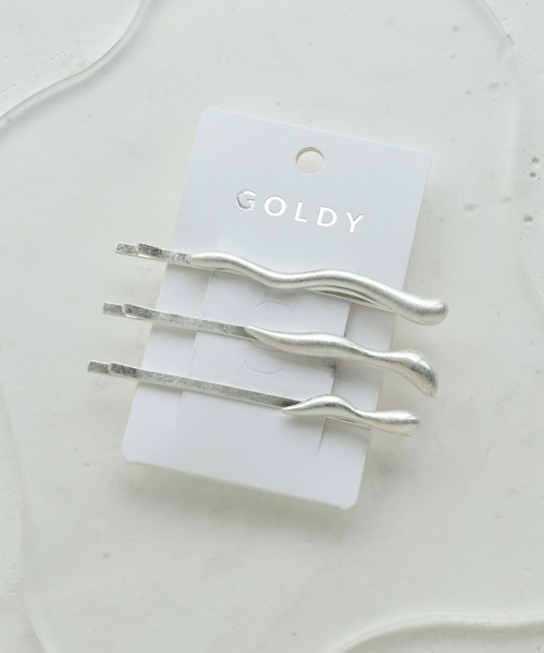 GOLDY（ゴールディ）の「ニュアンス シェイプ メタル マルチ セット ヘアピン（ヘアピン・レディース・ゴールド/シルバー系その他/ゴールド系その他/シルバー・FREE）」の6枚目の写真