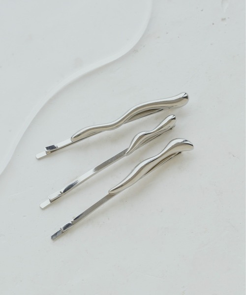 GOLDY（ゴールディ）の「ニュアンス シェイプ メタル マルチ セット ヘアピン（ヘアピン・レディース・ゴールド/シルバー系その他/ゴールド系その他/シルバー・FREE）」の7枚目の写真