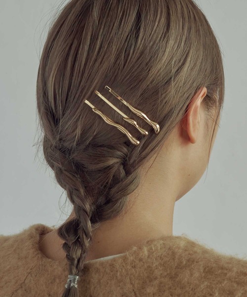 GOLDY（ゴールディ）の「ニュアンス シェイプ メタル マルチ セット ヘアピン（ヘアピン・レディース・ゴールド/シルバー系その他/ゴールド系その他/シルバー・FREE）」の8枚目の写真