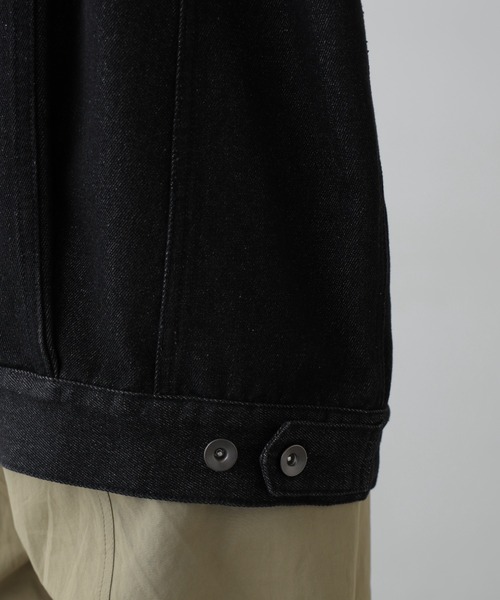 FREE'S MART（フリーズマート）の「ミドル丈デニムベスト（デニムジャケット・レディース・グレー/ブラック/ライトインディゴブルー・FREE）」の16枚目の写真