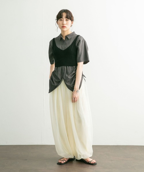 セール】レイヤードライクニットビスチェ（ニット/セーター）｜KBF