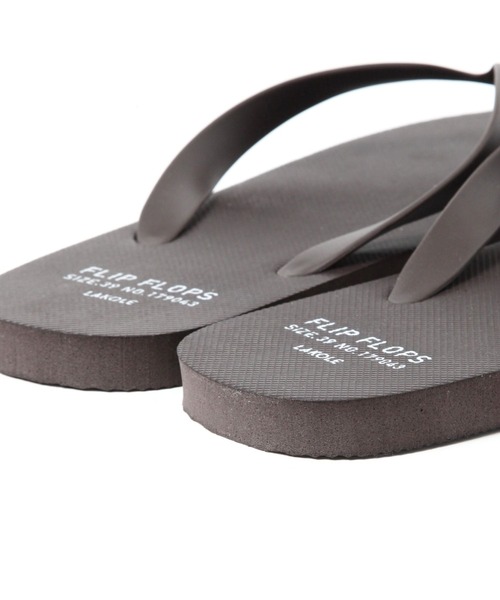 LAKOLE(ラコレ)の「ビーチサンダル / 130562(サンダル・レディース・チャコール/アイボリー・LARGE/MEDIUM)」の6枚目の写真