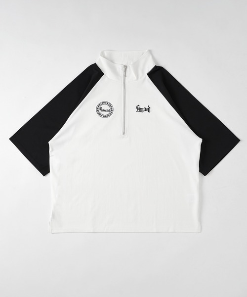 kutir(クティール)の「ラグランポンチハーフジップ(その他トップス・メンズ・ホワイト/ネイビー/ブラック/ブラック系・MEDIUM/LARGE)」の4枚目の写真