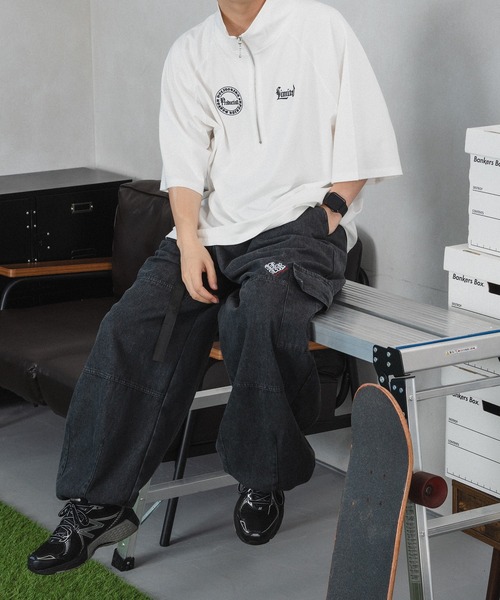 kutir(クティール)の「ラグランポンチハーフジップ(その他トップス・メンズ・ホワイト/ネイビー/ブラック/ブラック系・MEDIUM/LARGE)」の15枚目の写真