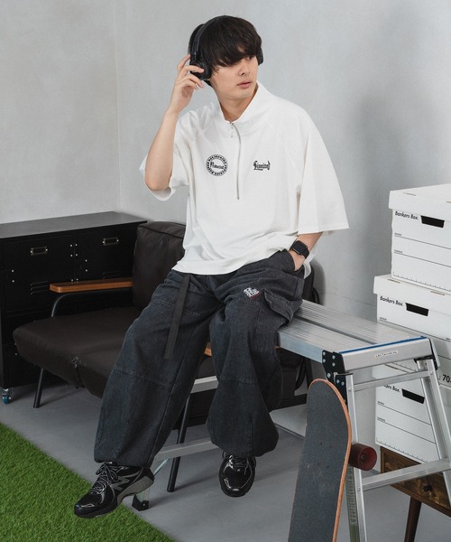 kutir(クティール)の「ラグランポンチハーフジップ(その他トップス・メンズ・ホワイト/ネイビー/ブラック/ブラック系・MEDIUM/LARGE)」の16枚目の写真