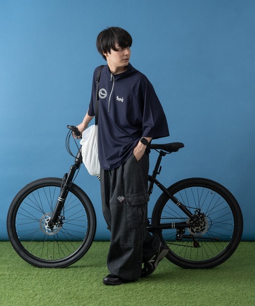 【海外 正規品】 セール】ラグランポンチハーフジップ（その他トップス）｜kutir トップス