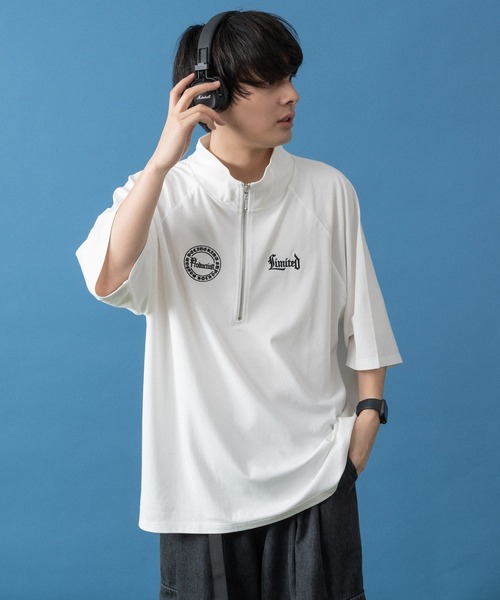 kutir(クティール)の「ラグランポンチハーフジップ(その他トップス・メンズ・ホワイト/ネイビー/ブラック/ブラック系・MEDIUM/LARGE)」の5枚目の写真