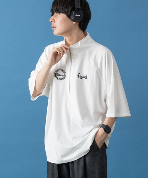 kutir(クティール)の「ラグランポンチハーフジップ(その他トップス・メンズ・ホワイト/ネイビー/ブラック/ブラック系・MEDIUM/LARGE)」の6枚目の写真