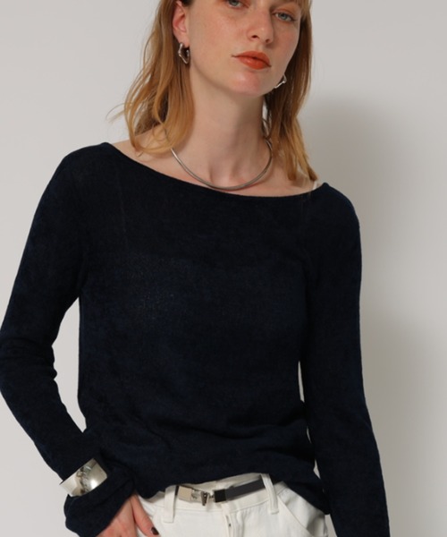 CADUNE（カデュネ）の「ベロアシアーニット（ニット/セーター）」 - WEAR