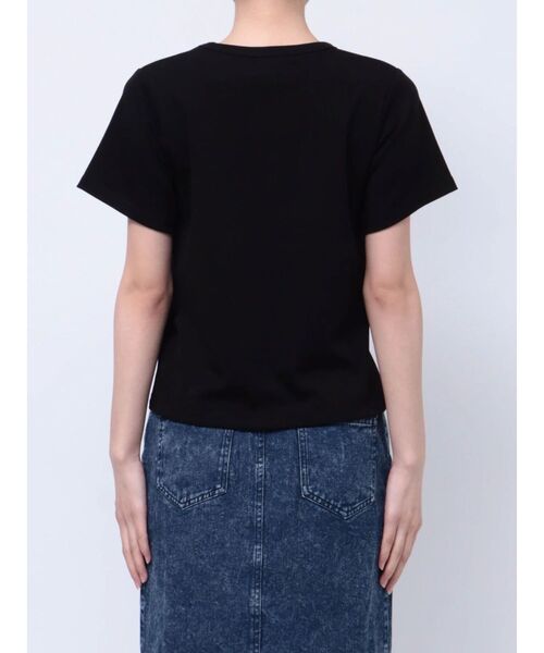 dazzlin（ダズリン）の「FLOATING VIBRATO Tシャツ（Tシャツ/カットソー・レディース・ブラック/パープル/グリーン/オフホワイト/ピンク・FREE）」の18枚目の写真