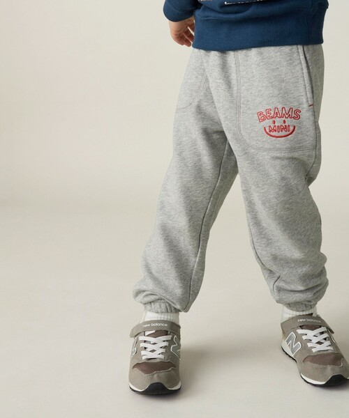 BEAMS mini（ビームスミニ）の「スマイル スウェットパンツ 2024FW （90～150cm）（スウェットパンツ・キッズ・ネイビー/グリーン/ライトグレー・150/140/100/130/120/110/90）」の6枚目の写真