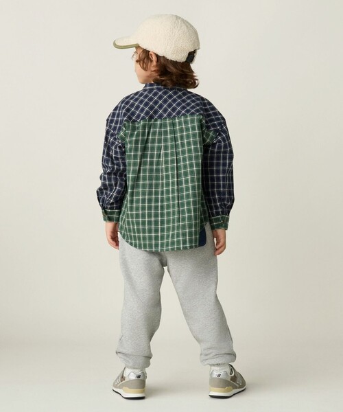 BEAMS mini（ビームスミニ）の「スマイル スウェットパンツ 2024FW （90～150cm）（スウェットパンツ・キッズ・ネイビー/グリーン/ライトグレー・150/140/100/130/120/110/90）」の9枚目の写真