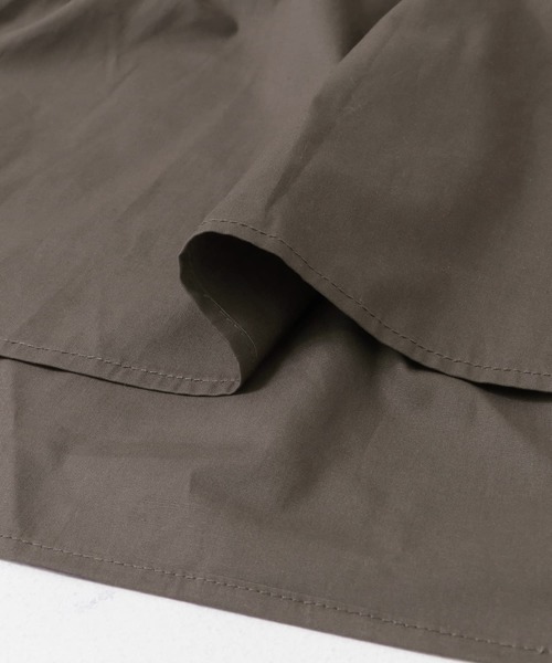 ITEMS URBANRESEARCH（アイテムズ アーバンリサーチ）の「ギャザードッキングハンソデTシャツ（Tシャツ/カットソー・レディース・チャコールグレー/オフホワイト・FREE）」の21枚目の写真