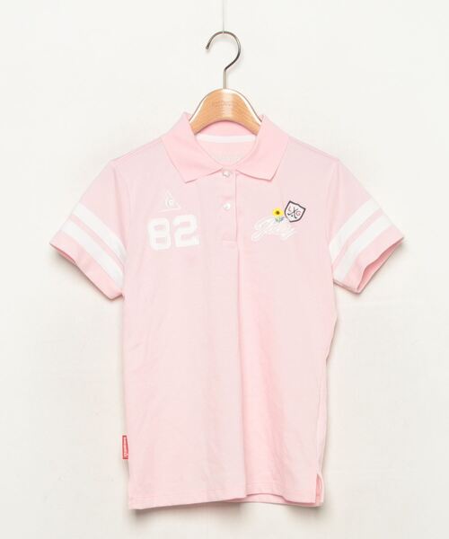 ルコックスポルティフ le coq sportif ポロシャツ ピンク L