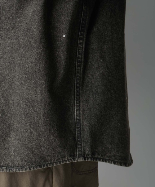 RAGEBLUE（レイジブルー）の「Denim paint big shirt/デニムペイントオーバーサイズシャツ（シャツ/ブラウス・メンズ・ブルー/ブラック系その他・MEDIUM/LARGE）」の20枚目の写真