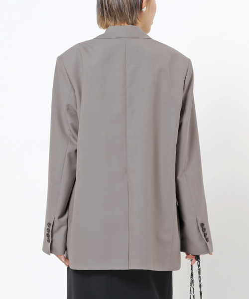 AP STUDIO（エーピーストゥディオ）の「ライトボクシージャケット（テーラードジャケット・レディース・グレー系その他・36/38）」の3枚目の写真