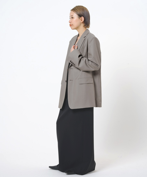 AP STUDIO（エーピーストゥディオ）の「ライトボクシージャケット（テーラードジャケット・レディース・グレー系その他・36/38）」の5枚目の写真