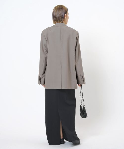 AP STUDIO（エーピーストゥディオ）の「ライトボクシージャケット（テーラードジャケット・レディース・グレー系その他・36/38）」の6枚目の写真