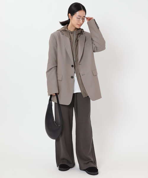 AP STUDIO（エーピーストゥディオ）の「ライトボクシージャケット（テーラードジャケット・レディース・グレー系その他・36/38）」の7枚目の写真