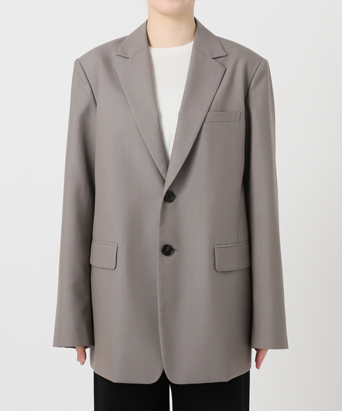 AP STUDIO（エーピーストゥディオ）の「ライトボクシージャケット（テーラードジャケット・レディース・グレー系その他・36/38）」の10枚目の写真