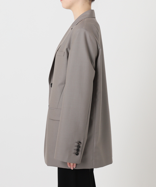 AP STUDIO（エーピーストゥディオ）の「ライトボクシージャケット（テーラードジャケット・レディース・グレー系その他・36/38）」の11枚目の写真