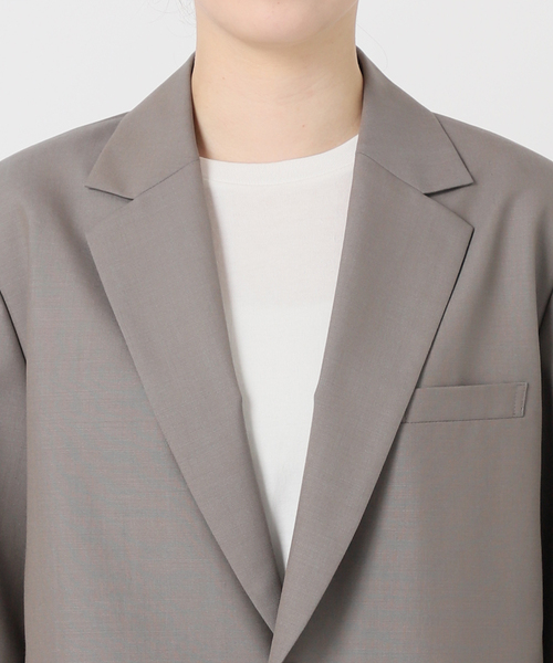 AP STUDIO（エーピーストゥディオ）の「ライトボクシージャケット（テーラードジャケット・レディース・グレー系その他・36/38）」の13枚目の写真