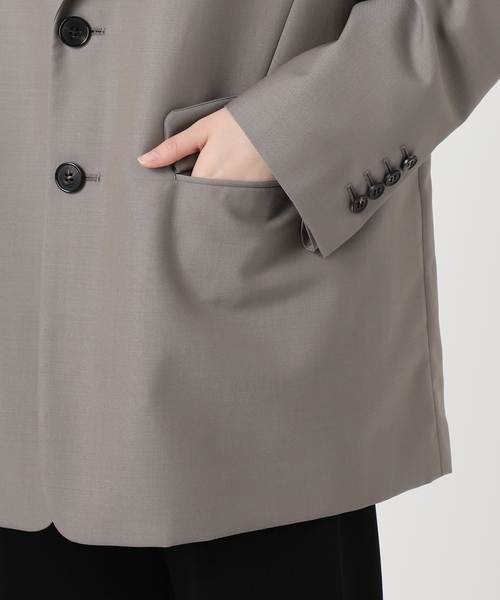 AP STUDIO（エーピーストゥディオ）の「ライトボクシージャケット（テーラードジャケット・レディース・グレー系その他・36/38）」の18枚目の写真