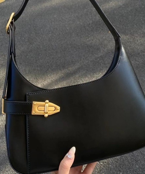 Mela（メラ）の「SMOOTH FAKE LEATHER BAG（ハンドバッグ・レディース・ピンク/ブラック/ホワイト・FREE）」の6枚目の写真
