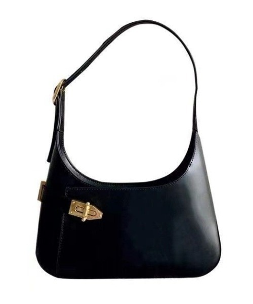 Mela（メラ）の「SMOOTH FAKE LEATHER BAG（ハンドバッグ・レディース・ピンク/ブラック/ホワイト・FREE）」の9枚目の写真