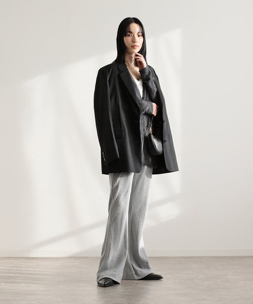 MILLER(ミラー)の「【MILLER/ミラー】 Prib Flare PT:フレアパンツ(その他パンツ・レディース・チャコールグレー/ブラック・FREE)」の15枚目の写真