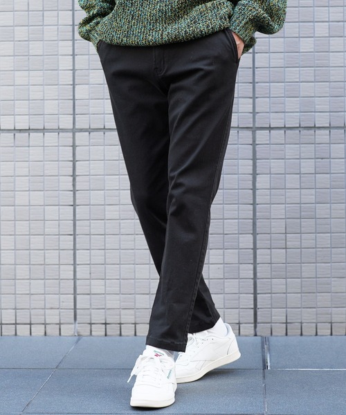 jiggys shop（ジギーズショップ）の「ストレッチチノテーパードイージーパンツ（チノパンツ・メンズ・ベージュ/ブラック/チャコールグレー・SMALL/MEDIUM/LARGE/X-LARGE）」の2枚目の写真