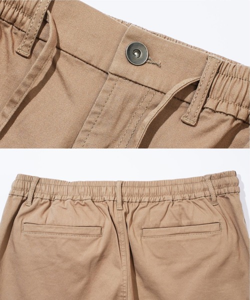 jiggys shop（ジギーズショップ）の「ストレッチチノテーパードイージーパンツ（チノパンツ・メンズ・ベージュ/ブラック/チャコールグレー・SMALL/MEDIUM/LARGE/X-LARGE）」の8枚目の写真