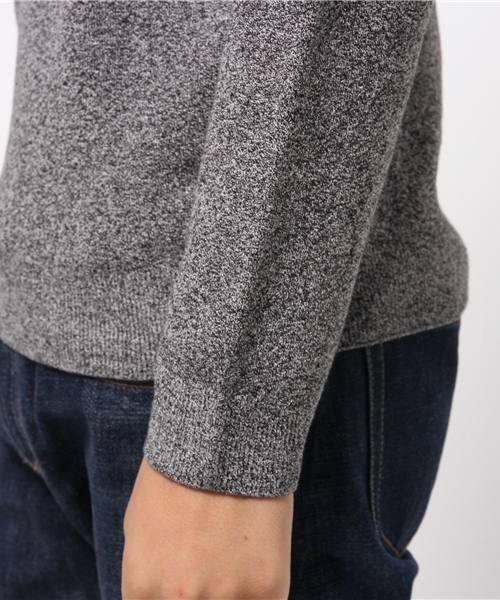 EDIFICE(エディフィス)の「◇COTTON ストレッチメランジ HOOD P/O(パーカー・メンズ・チャコールグレー/マルチ/ネイビー・48/46/44)」の7枚目の写真