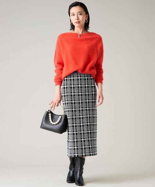 TIARA★美品★FOXハイネックニット Tiara（ティアラ）の「FOXボートネックニット（ニット/セーター