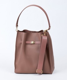 12Twelve Agenda（トゥエルブ　アジェンダ）の「【A4収納可】軽量タックベルトデザインA4バッグ（トートバッグ）」