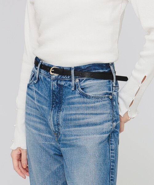 B:MING by BEAMS（ビーミングバイビームス）の「ベーシック細ベルト（ベルト・レディース・ブラック/ブラウン・ONE SIZE）」の2枚目の写真