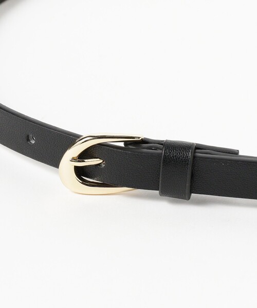 B:MING by BEAMS（ビーミングバイビームス）の「ベーシック細ベルト（ベルト・レディース・ブラック/ブラウン・ONE SIZE）」の7枚目の写真