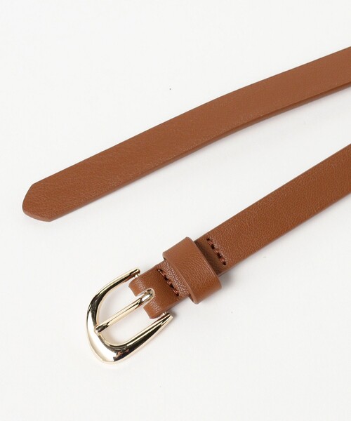 B:MING by BEAMS（ビーミングバイビームス）の「ベーシック細ベルト（ベルト・レディース・ブラック/ブラウン・ONE SIZE）」の4枚目の写真