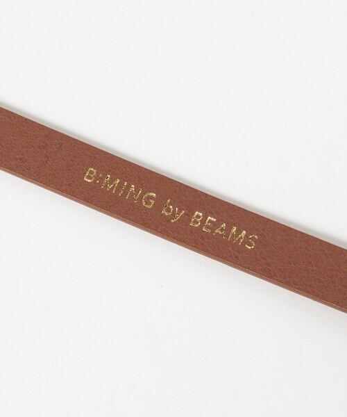 B:MING by BEAMS（ビーミングバイビームス）の「ベーシック細ベルト（ベルト・レディース・ブラック/ブラウン・ONE SIZE）」の5枚目の写真
