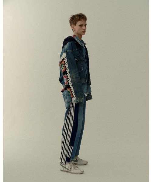 DISCOVERED CROCHET DENIM BLOUSON（デニムジャケット