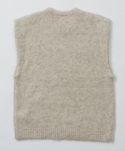 The Garment ザ ガーメント ニット ベスト bern knit top 20554 レディース クルーネック ファー アルパカ混 セーター カラー2色 The Garment ザ ガーメント ニット ベスト bern knit top 20554