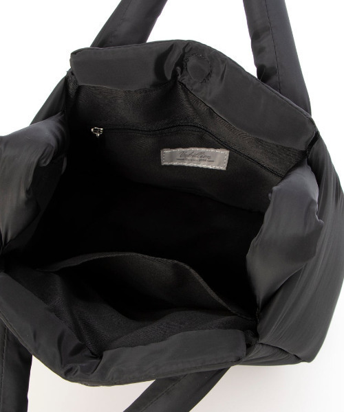 cache cache(カシュ カシュ)の「カシュカシュ cachecache / 2wayパフィーミニトートバッグ(トートバッグ・レディース・ブラック/シルバー/パープル・FREE)」の8枚目の写真