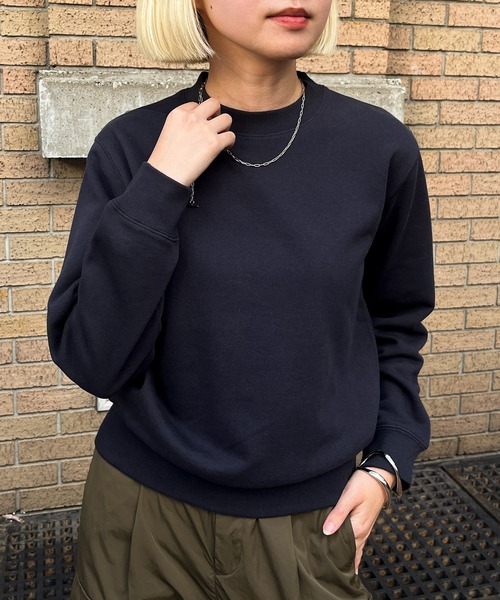 United Athle(ユナイテッドアスレ)の「【United Athle】crew neck compact sweat / クルーネック コンパクトスウェット KIDSサイズ 5044(スウェット・レディース・ブラック/グレー/ナチュラル/ホワイト/レッド/ネイビー・XS)」の5枚目の写真
