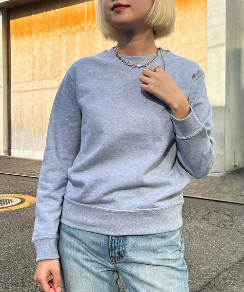 United Athle(ユナイテッドアスレ)の「【United Athle】crew neck compact sweat / クルーネック コンパクトスウェット KIDSサイズ 5044(スウェット・レディース・ブラック/グレー/ナチュラル/ホワイト/レッド/ネイビー・XS)」の3枚目の写真