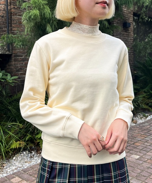 United Athle(ユナイテッドアスレ)の「【United Athle】crew neck compact sweat / クルーネック コンパクトスウェット KIDSサイズ 5044(スウェット・レディース・ブラック/グレー/ナチュラル/ホワイト/レッド/ネイビー・XS)」の22枚目の写真