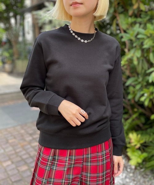 United Athle(ユナイテッドアスレ)の「【United Athle】crew neck compact sweat / クルーネック コンパクトスウェット KIDSサイズ 5044(スウェット・レディース・ブラック/グレー/ナチュラル/ホワイト/レッド/ネイビー・XS)」の12枚目の写真