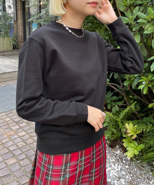United Athle(ユナイテッドアスレ)の「【United Athle】crew neck compact sweat / クルーネック コンパクトスウェット KIDSサイズ 5044(スウェット・レディース・ブラック/グレー/ナチュラル/ホワイト/レッド/ネイビー・XS)」の14枚目の写真